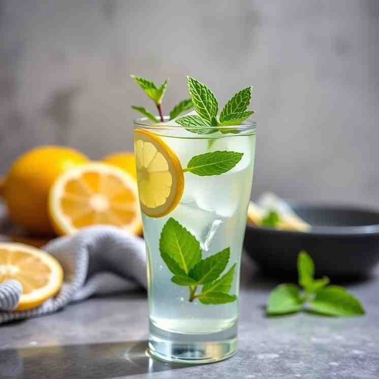Lemon Mint Water - Ramadan Drink